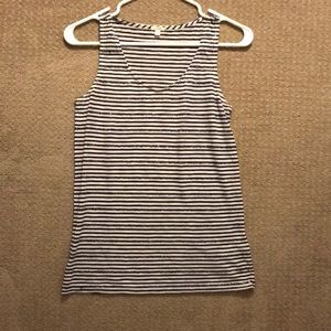 J. Crew Navy Stripe & Sequin Tank size Small
